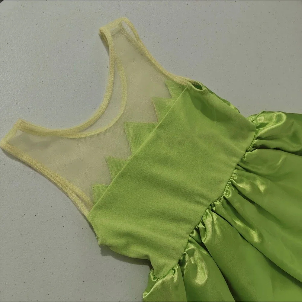 NEW Disney Tiana Dress Costume Girls 4T Princess & The Frog H&M Play Yellow NWT